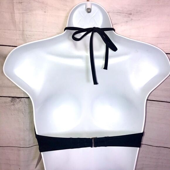 NEW Shade & Shore Macrame High Neck Bikini Top 34B - Picture 8 of 11